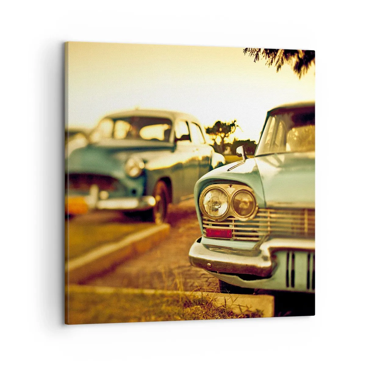 Obraz na płótnie - Poczekamy, zobaczymy - 50x50 cm