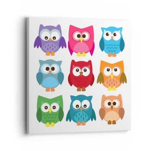 Obraz na płótnie - Różnić można się zabawnie - 30x30 cm