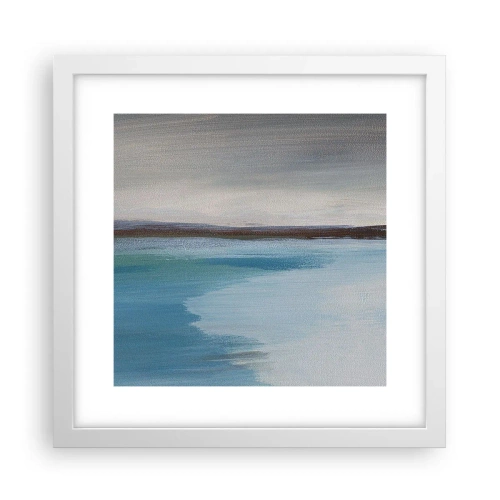 Plakat w białej ramie - Pejzaż horyzontalny - 30x30 cm