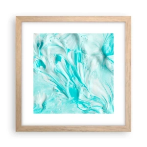 Plakat w ramie jasny dąb - Na zawsze razem - 30x30 cm