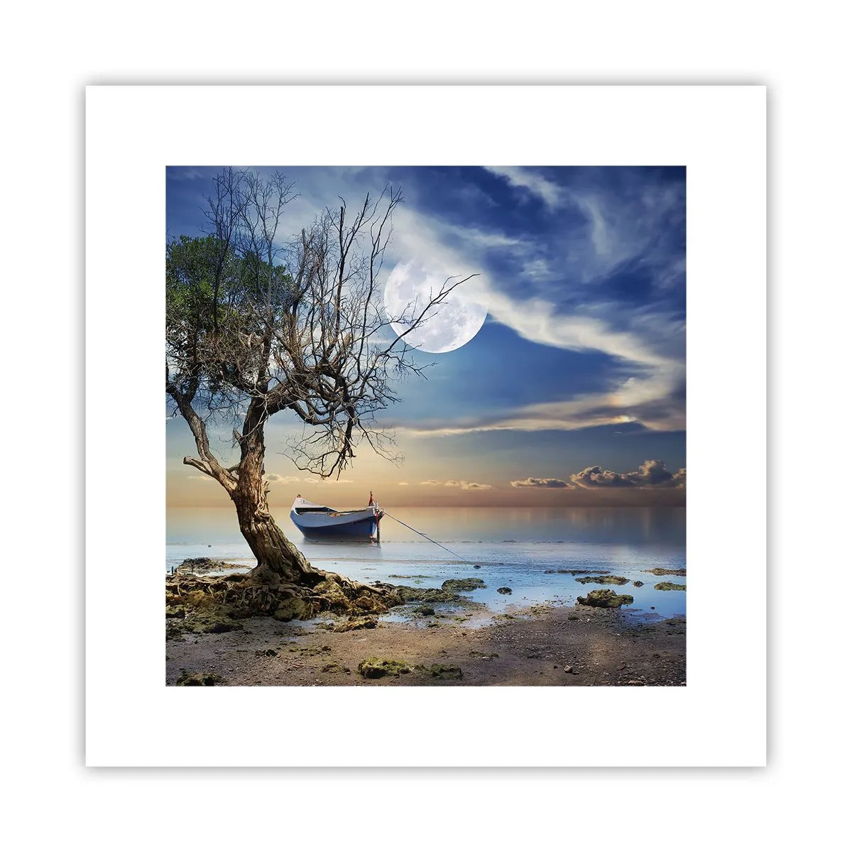 Plakat - To koniec czy początek? - 30x30 cm