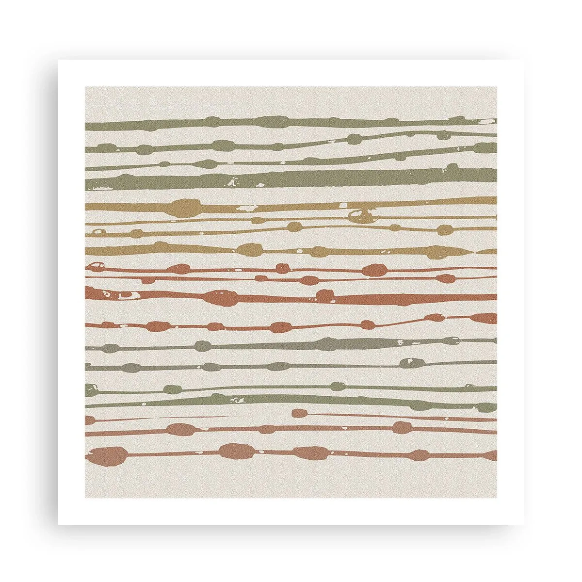 Plakat - Muzyczny zapis barw - 60x60 cm