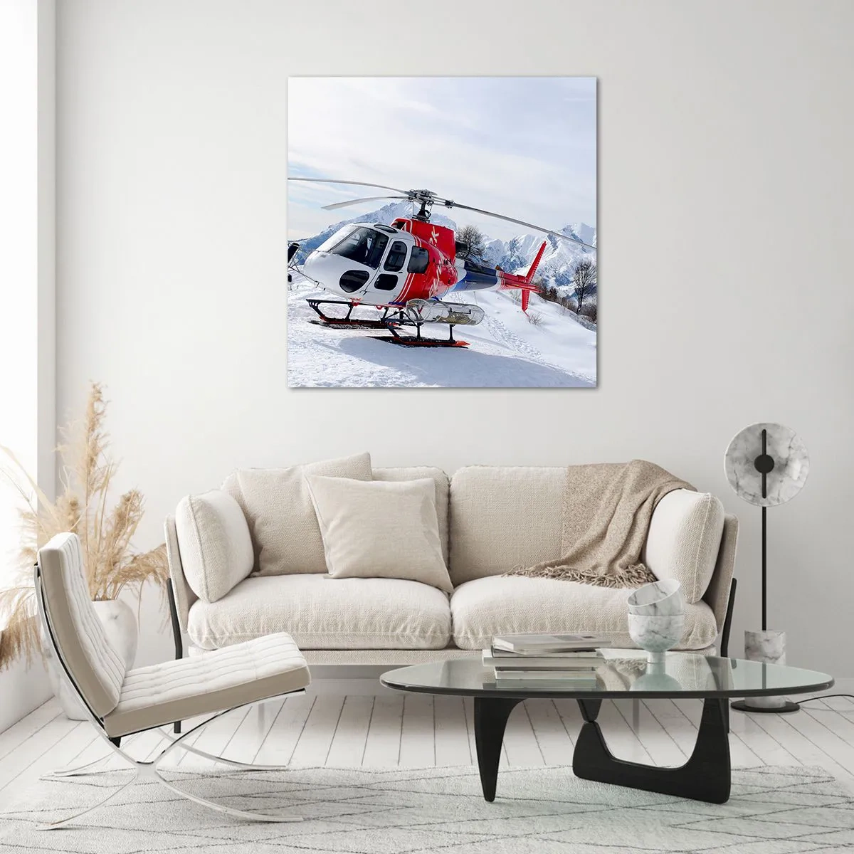 Obraz na szkle - Zawsze gotowy - 70x70 cm