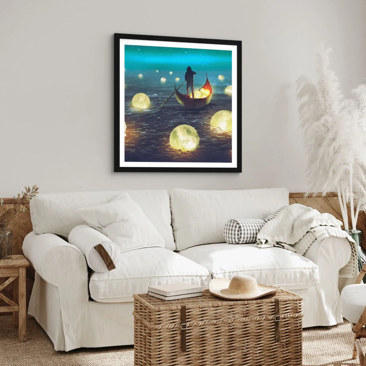 Plakat w czarnej ramie - Rzeczy, o których się filozofom nie śniło - 30x30 cm