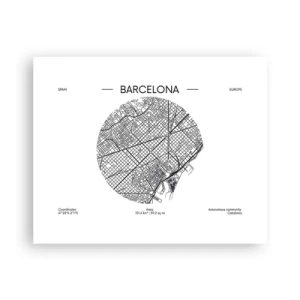 Plakat - Anatomia Barcelony - 50x40 cm
