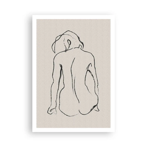Plakat - Akt dziewczęcy - 70x100 cm