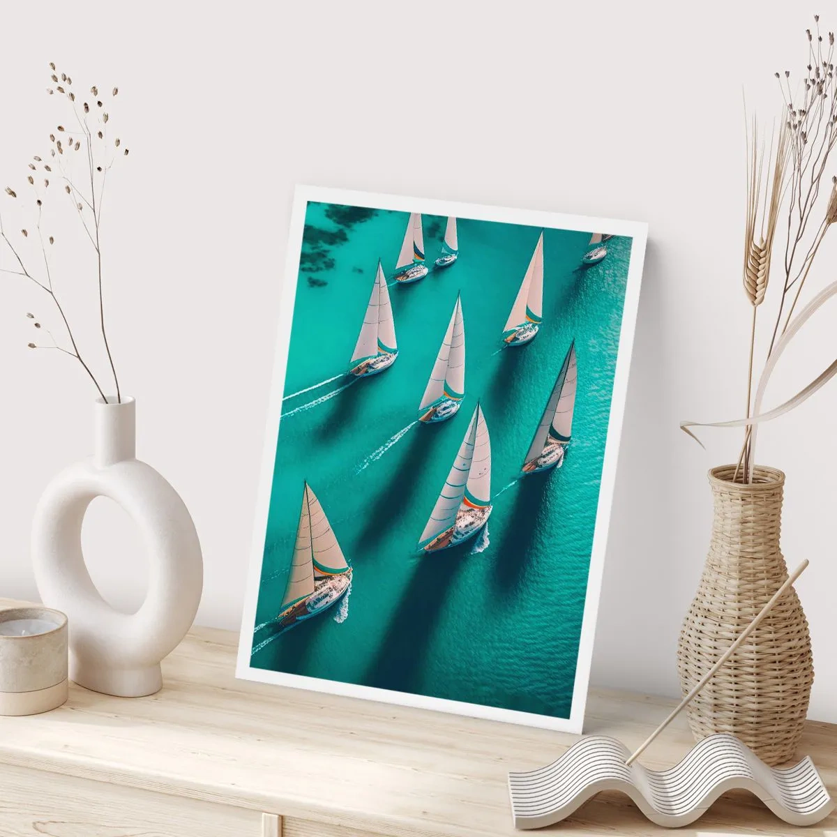 Plakat - W zawody z wiatrem - 70x100 cm