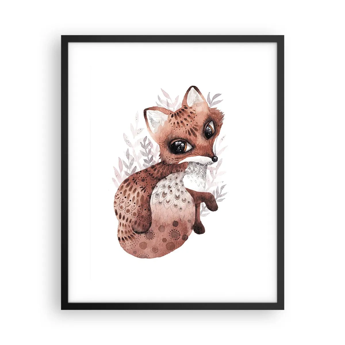 Plakat w czarnej ramie - Tylko pokochać - 40x50 cm