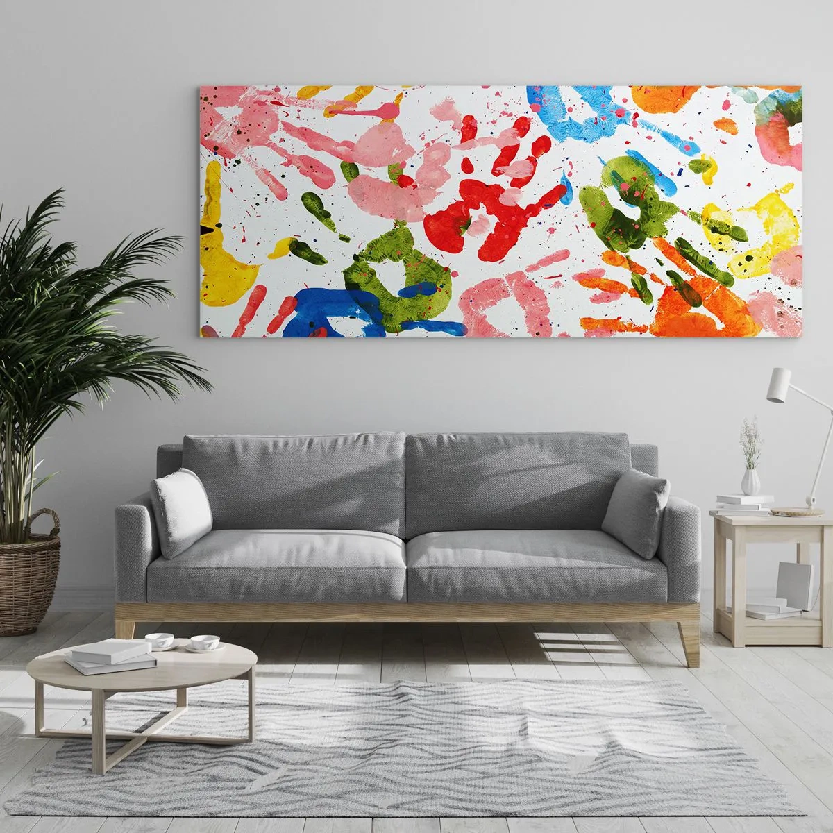 Obraz na szkle - Idź po śladach - 90x30 cm