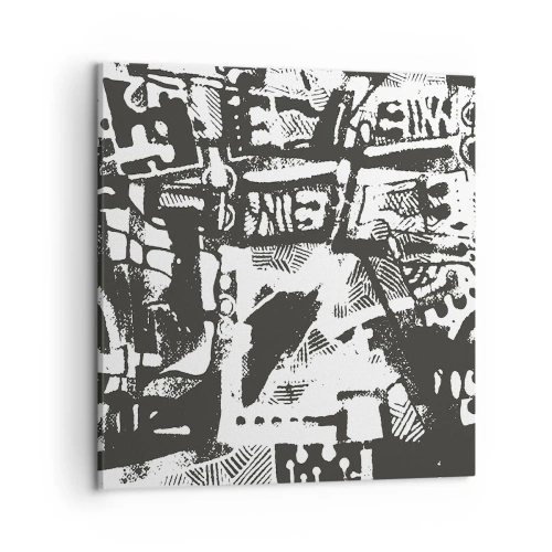 Obraz na płótnie - Porządek czy chaos? - 50x50 cm