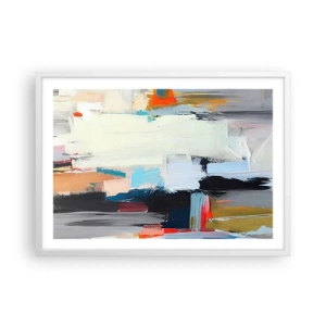 Plakat w białej ramie - Jest metoda? - 70x50 cm