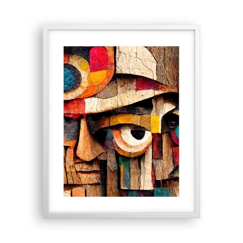 Plakat w białej ramie - Widzę cię… - 40x50 cm