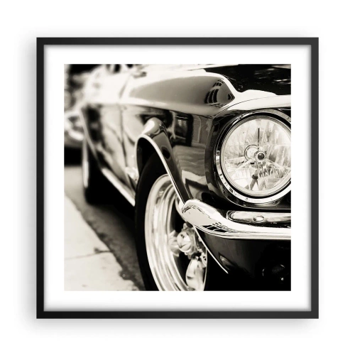 Plakat w czarnej ramie - Nieprzemijający blask - 50x50 cm