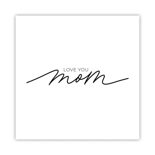 Plakat - Wielkie wzruszenie - 40x40 cm