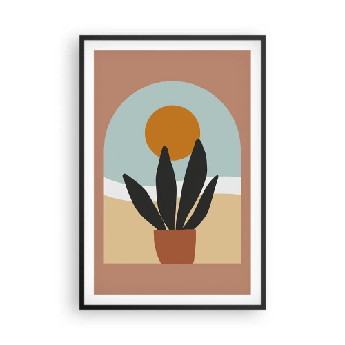 Plakat w czarnej ramie - Drobne radości - 61x91 cm