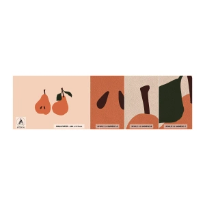 Fototapeta Próbka Premium Sand - Sama słodycz - Gruszka, Owoce, Minimalistyczny - 100x30 cm