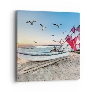 Obraz na płótnie - Zasłużony odpoczynek - 40x40 cm