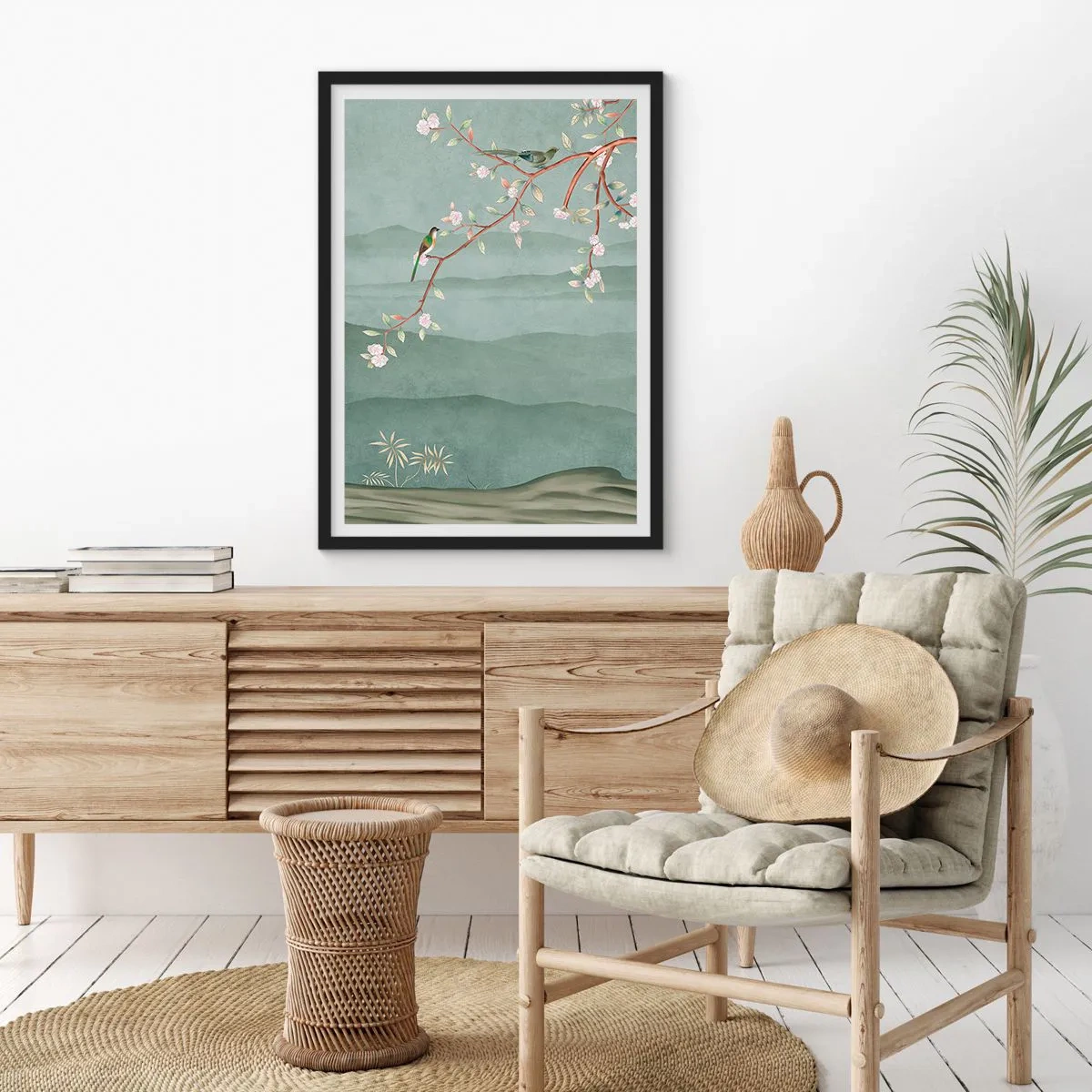 Plakat w czarnej ramie - Wiosna, ach, to ty - 70x100 cm