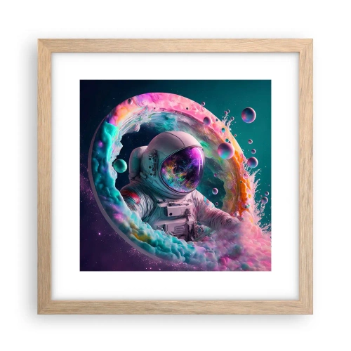 Plakat w ramie jasny dąb - Gwiezdne wrota - 30x30 cm