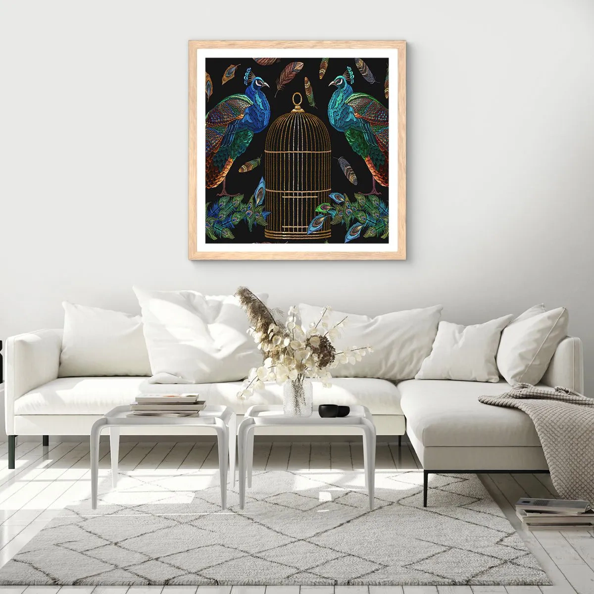 Plakat w ramie jasny dąb - W królewskich szatach - 60x60 cm