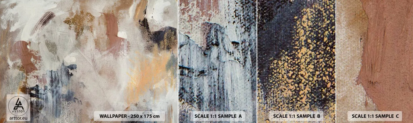 Fototapeta Próbka Standard Eco - Abstrakcja zamglona - Sztuka, Abstrakcja, Minimalizm - 100x30 cm