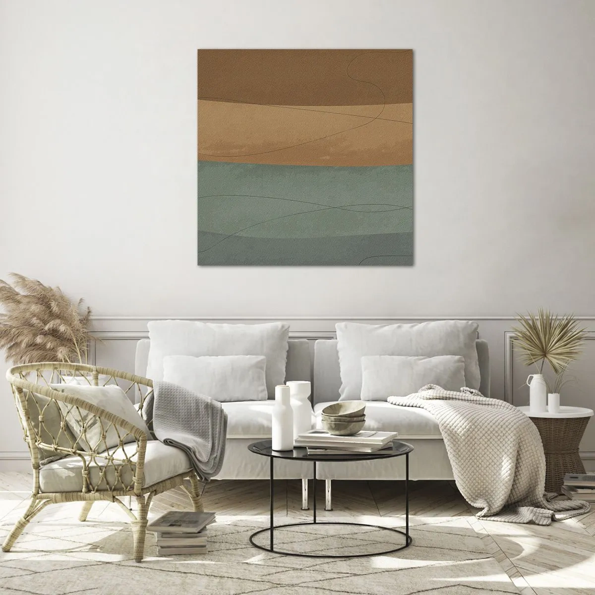 Obraz na szkle - Kompozycja horyzontalna - 70x70 cm