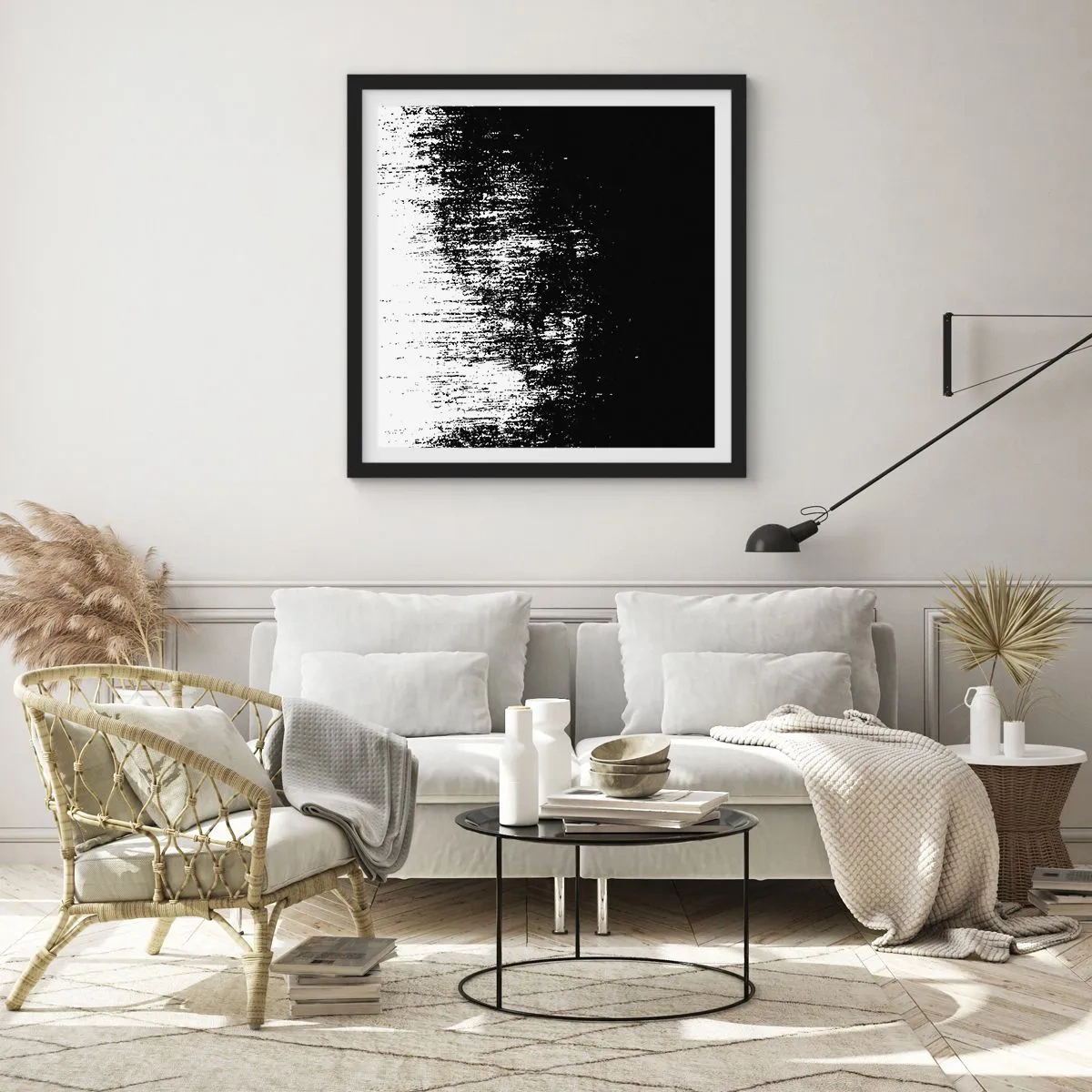 Plakat w czarnej ramie - I zwycięzcą jest… - 40x40 cm