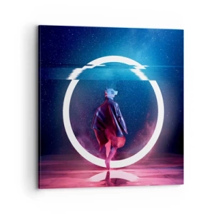 Obraz na płótnie - Między światami - 70x70 cm