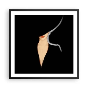 Plakat w czarnej ramie - Elegancja i styl - 60x60 cm