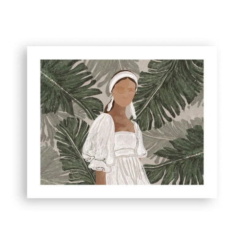 Plakat - Portret egzotyczny - 50x40 cm