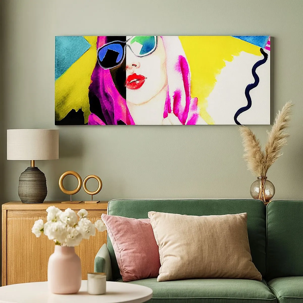 Obraz na płótnie - Nie jestem biała i nie jestem czarna - 100x40 cm