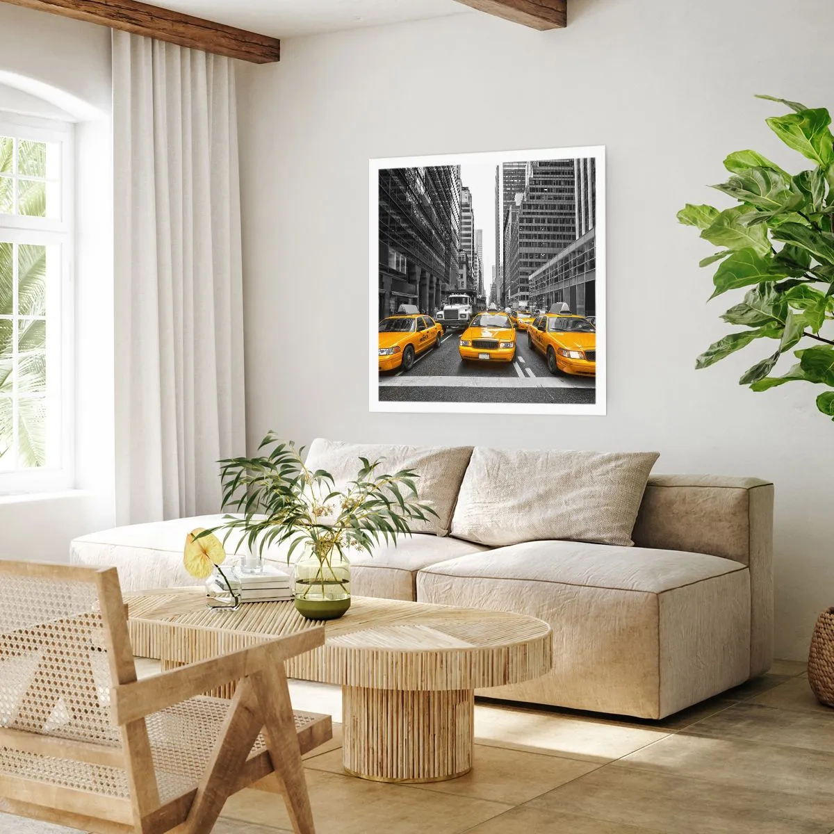 Plakat - To my ubarwiamy miasto - 60x60 cm