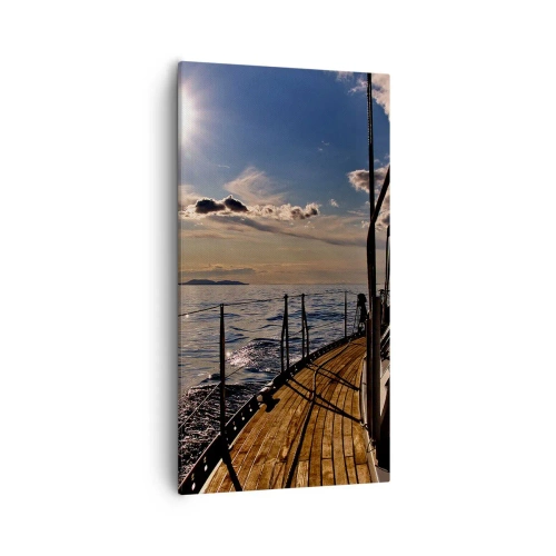 Obraz na płótnie - Pod żaglami w stronę słońca - 55x100 cm