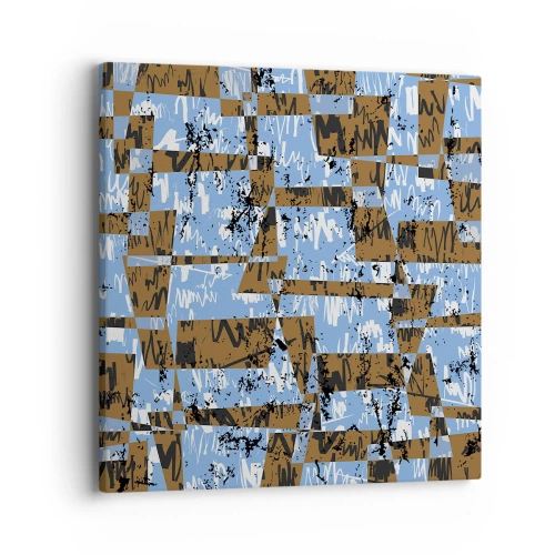 Obraz na płótnie - Nieludowa wycinanka - 40x40 cm