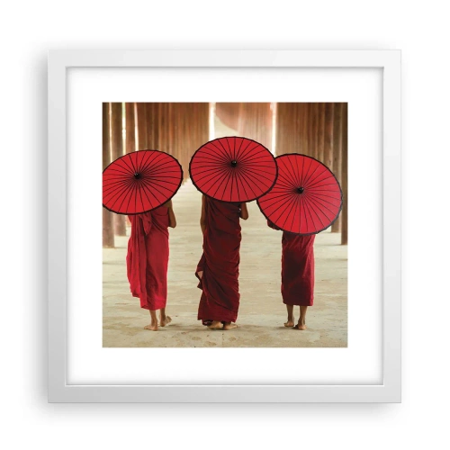 Plakat w białej ramie - W drodze do Czystej Krainy - 30x30 cm