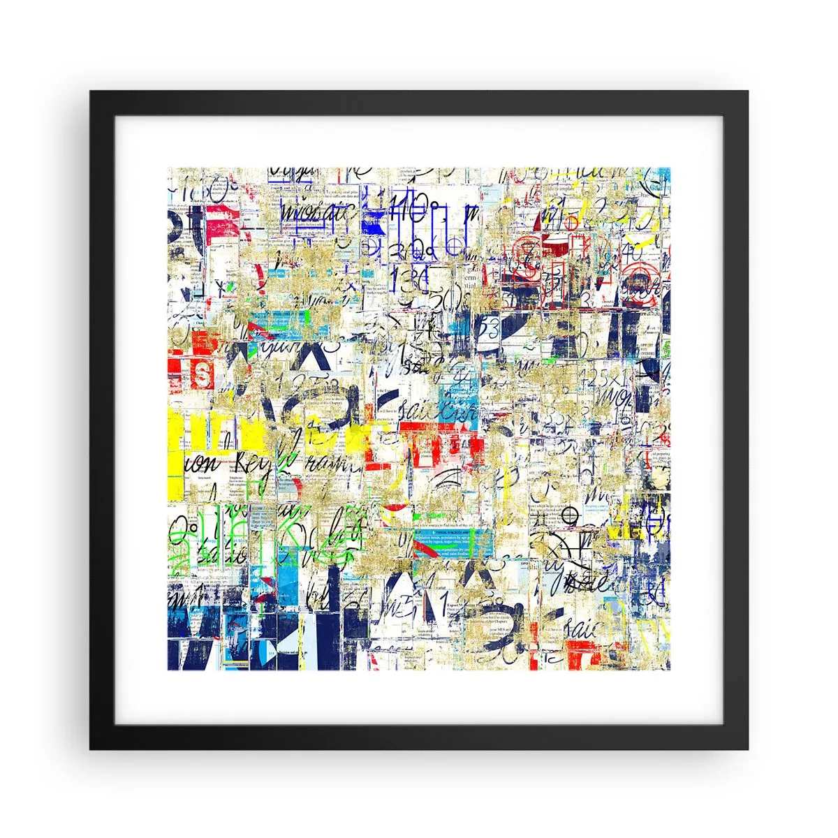 Plakat w czarnej ramie - Po prostu cieszy oczy - 40x40 cm