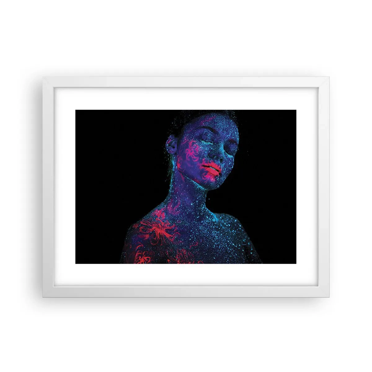 Plakat w białej ramie - W gwiezdnym pyle - 40x30 cm