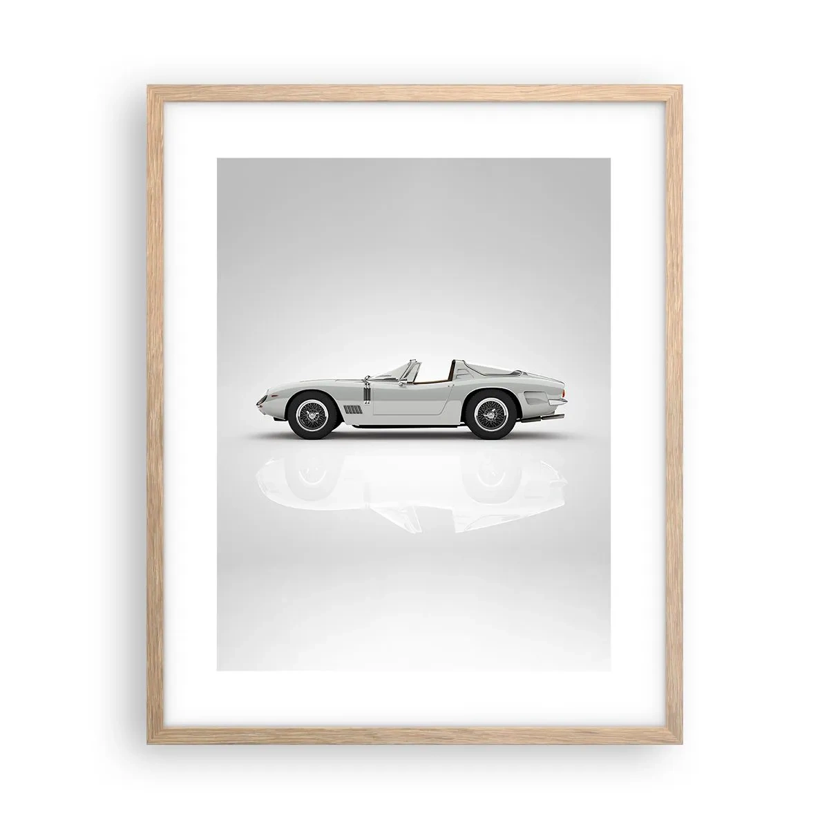 Plakat w ramie jasny dąb - Obietnica zabawy - 40x50 cm