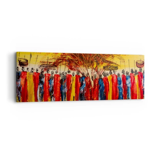 Obraz na płótnie - Tam, tam, tam tam idą - 90x30 cm