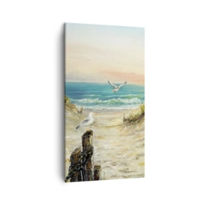 Obraz na płótnie - Bezwietrzne zacisze - 45x80 cm