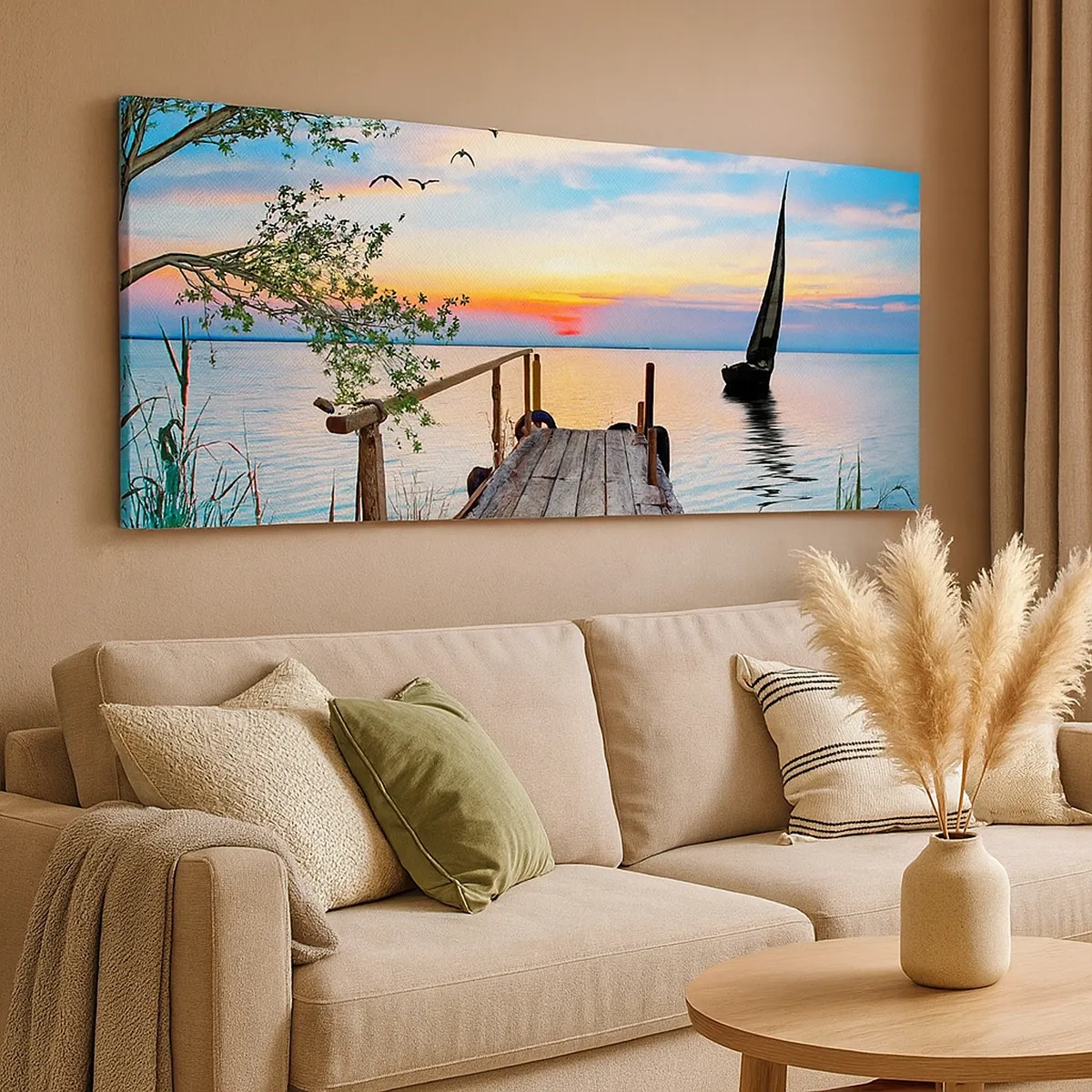 Obraz na płótnie - Dobry wieczór - 30x30 cm