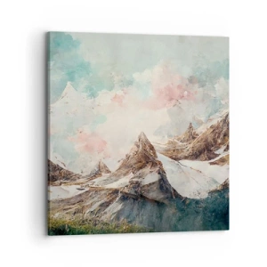 Obraz na płótnie - Skalne ostrza - 70x70 cm