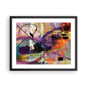 Plakat w czarnej ramie - Można wprost lub naokoło - 50x40 cm