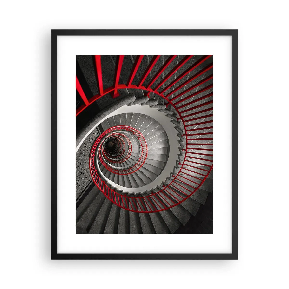 Plakat w czarnej ramie - Zabawy architektury - 40x50 cm