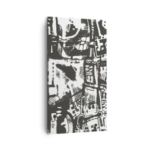 Obraz na płótnie - Porządek czy chaos? - 45x80 cm