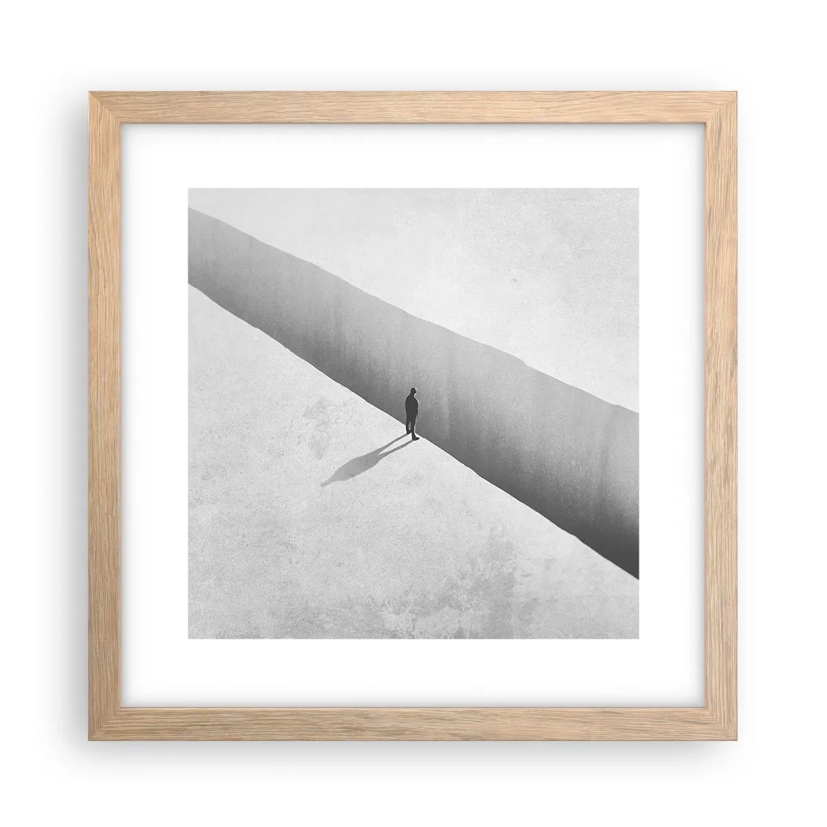 Plakat w ramie jasny dąb - Jasny cel - 30x30 cm