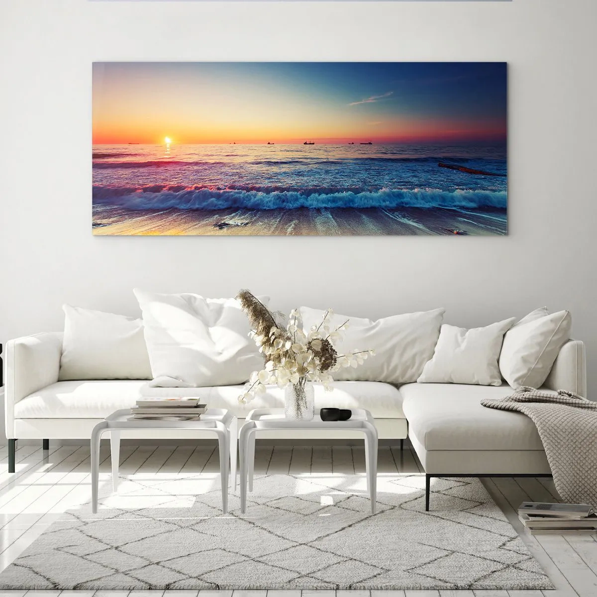 Obraz na szkle - A co za horyzontem? - 100x40 cm