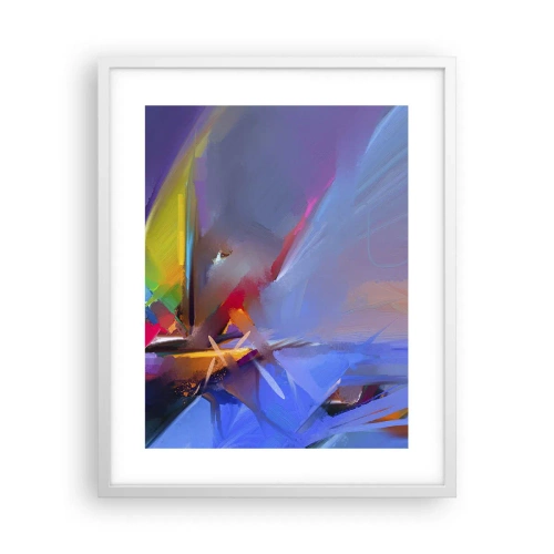 Plakat w białej ramie - Śmigła jak ptak - 40x50 cm