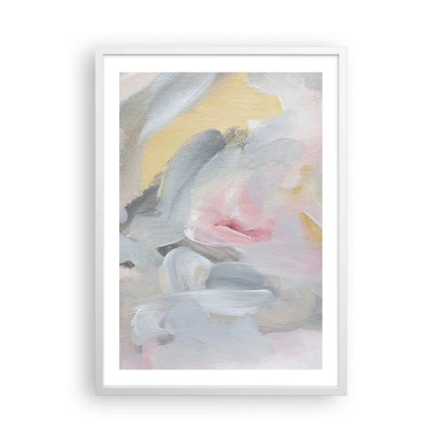 Plakat w białej ramie - W pastelowym świecie - 50x70 cm