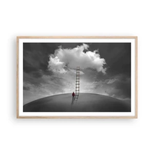 Plakat w ramie jasny dąb - Wszystko możliwe - 91x61 cm